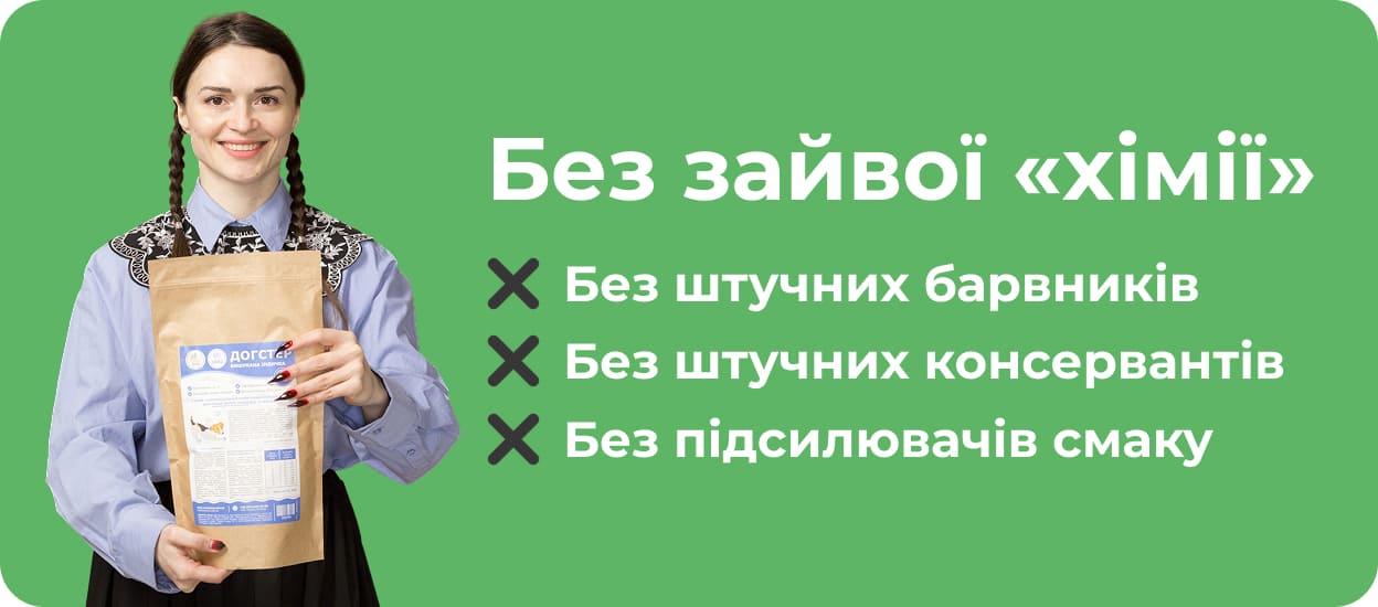 Кристина Залівадна з сухим кормом Догстер - вишукана індичка для малих порід